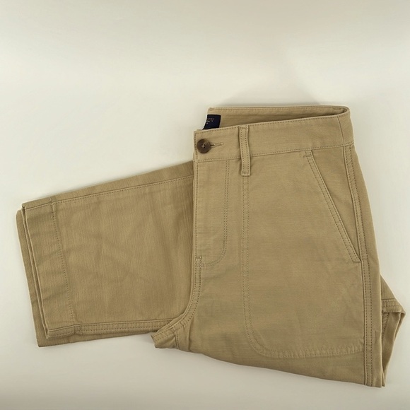 J. Crew Factory Cotton Camp Pant in Tan Size 2 NWT - Picture 3 of 12